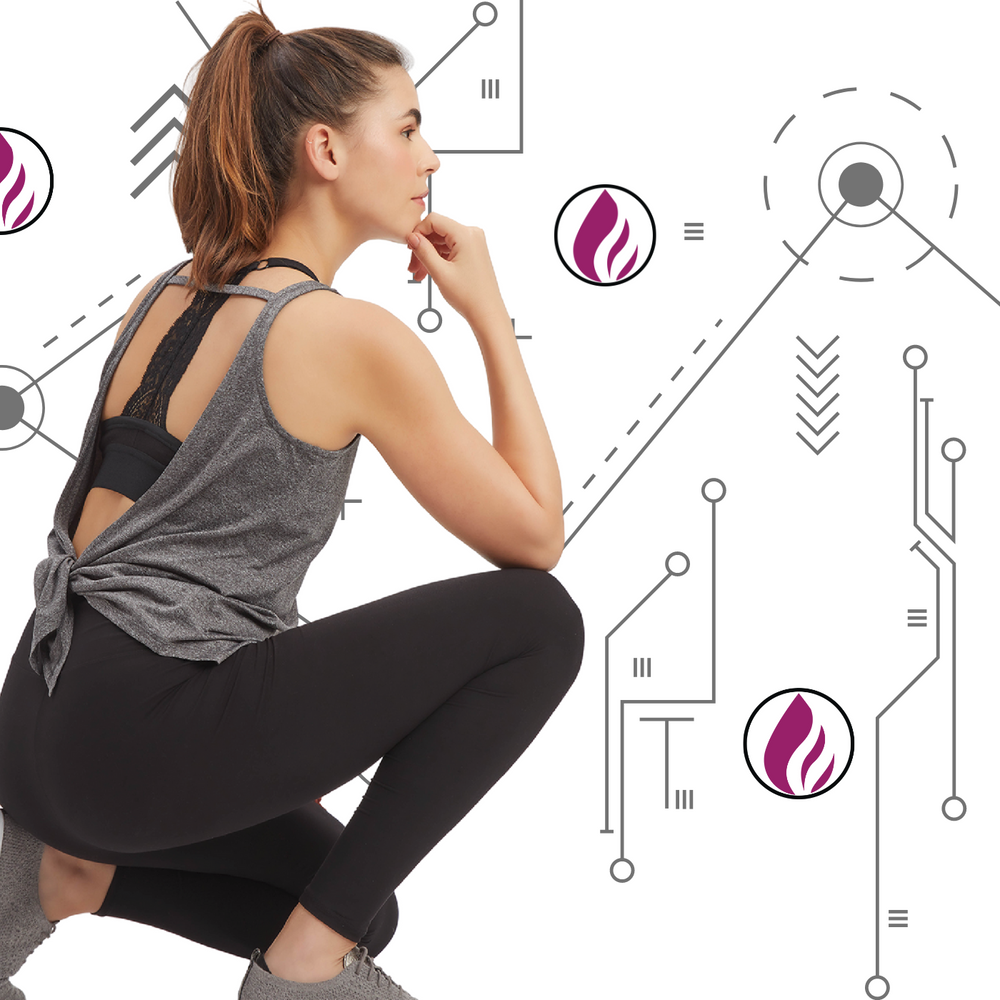 Woman in the thinking position.  Text about the company's mission to demand better data for nursing moms.  Every purchase helps fund new research on Mother's Milk and breastfeeding.  A button to Find Out More.
