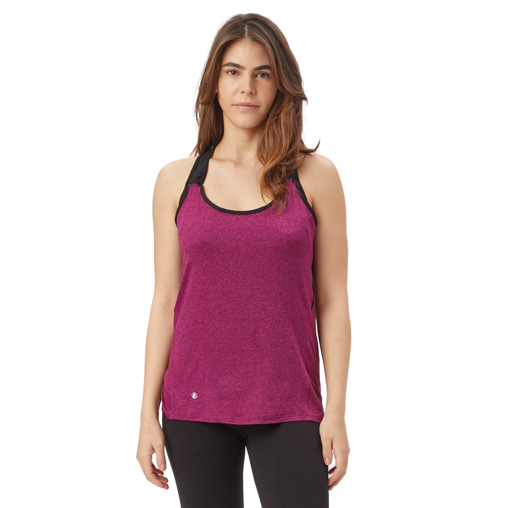 Milk & Fire Hidden Pocket Nursing Athletic Tank Top - Magenta