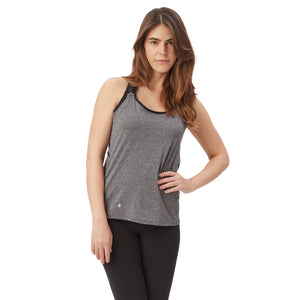 Milk & Fire Hidden Pocket Nursing Athletic Tank Top - Steel Gray