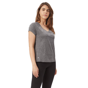 Milk Fire Pull Down Nursing Athletic Tech Top Steel Gray Medium