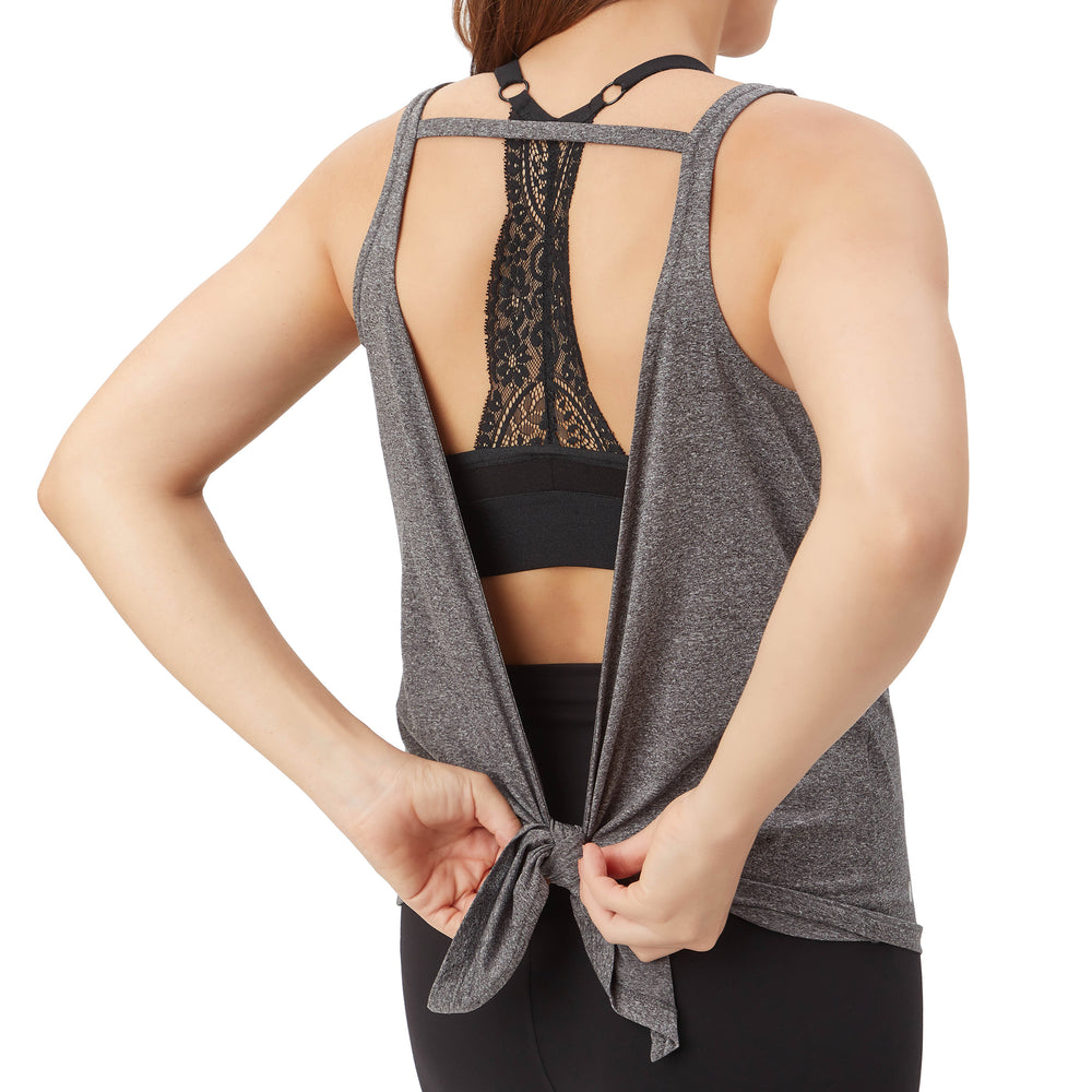 Milk & Fire 3in1 Nursing Sports-Bralette, Athletic Tech Tank & Nursing Cover - Steel Gray