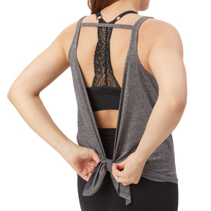 Milk & Fire 3in1 Nursing Sports-Bralette, Athletic Tech Tank & Nursing Cover - Steel Gray